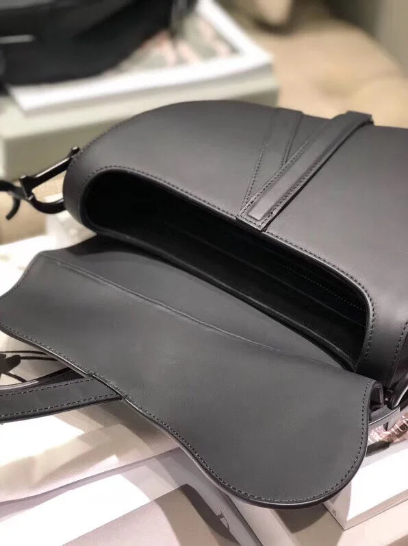 Dior Black Saddle Bag