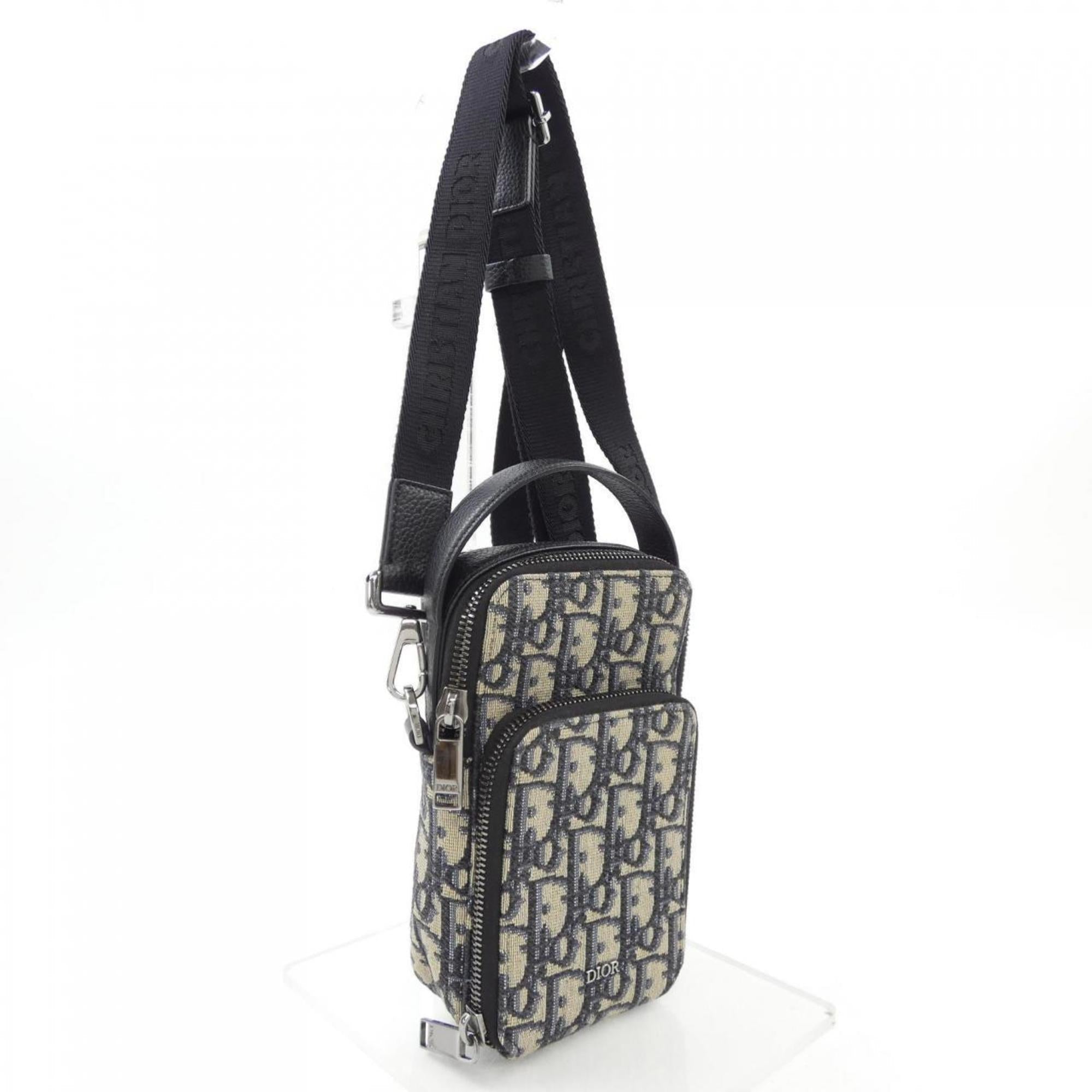 Christian Dior Beige Black Navy Handbag Style 3