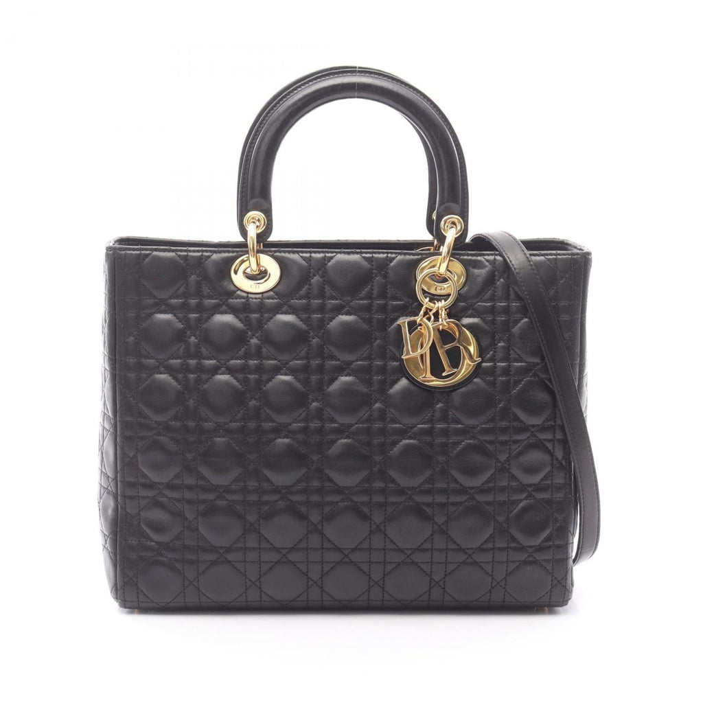 Christian Dior Black Leather Handbag Style 3