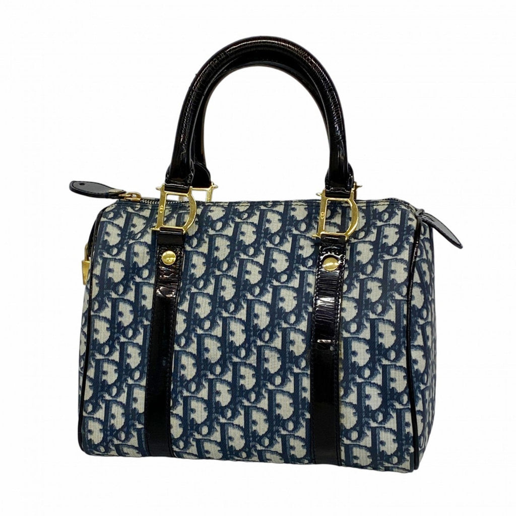 Christian Dior Navy Pvc Handbag