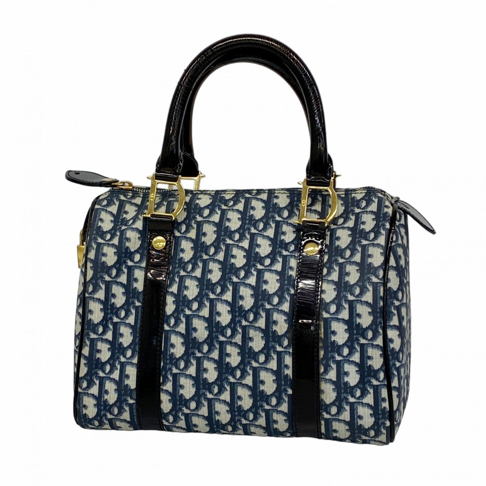 Christian Dior Navy Pvc Handbag