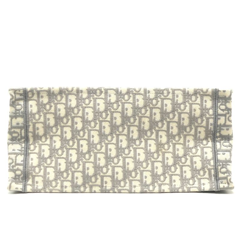 Dior Tote Bag Book Medium Canvas Gray