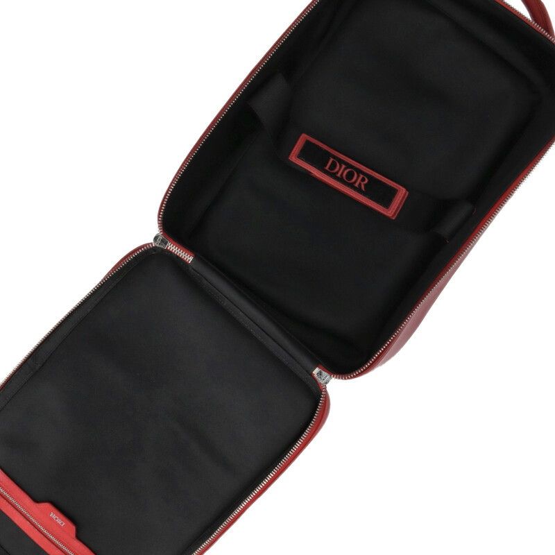 Dior World Tour Oblique All Over Leather Handbag