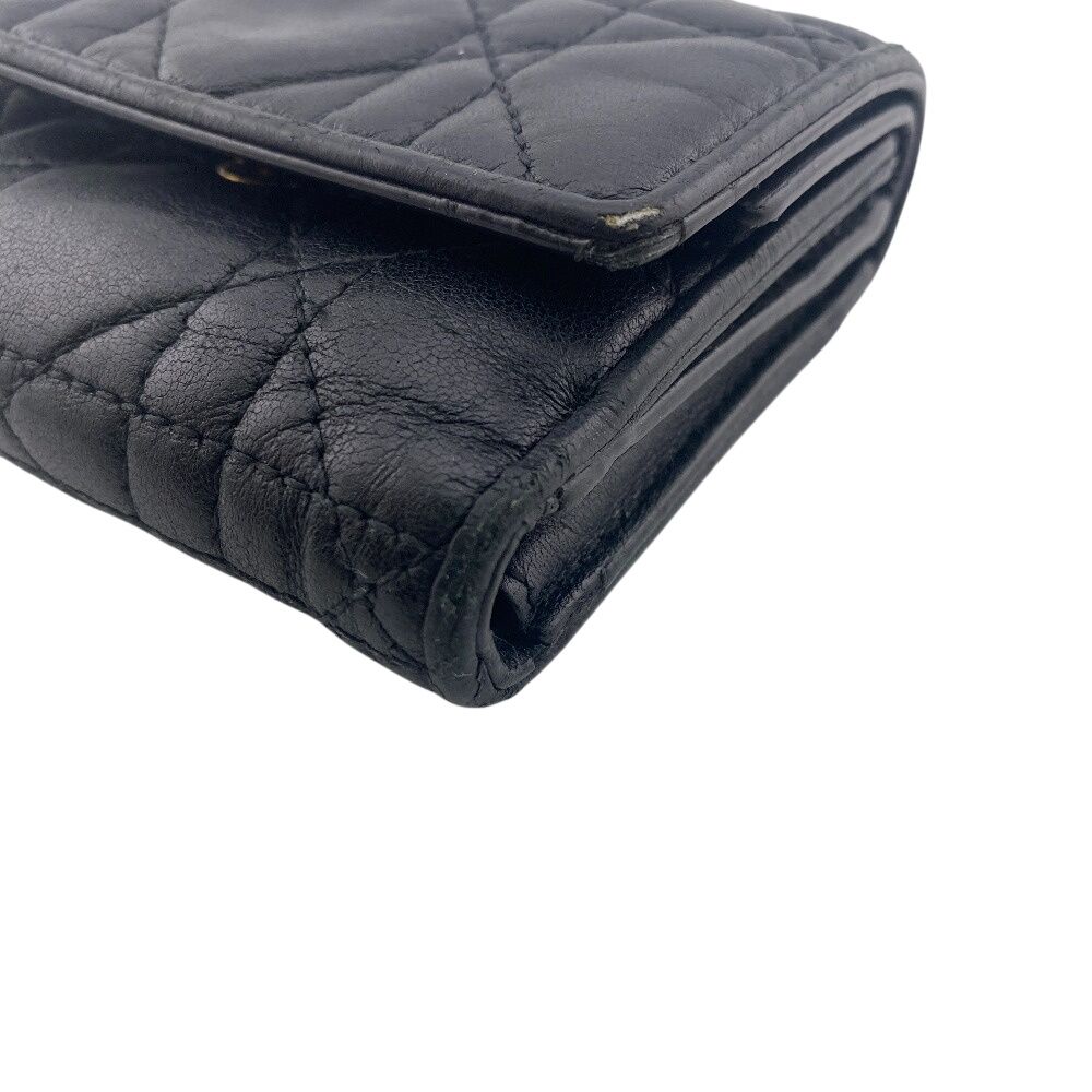 Dior Compact Wallet Lady Trifold Handbag