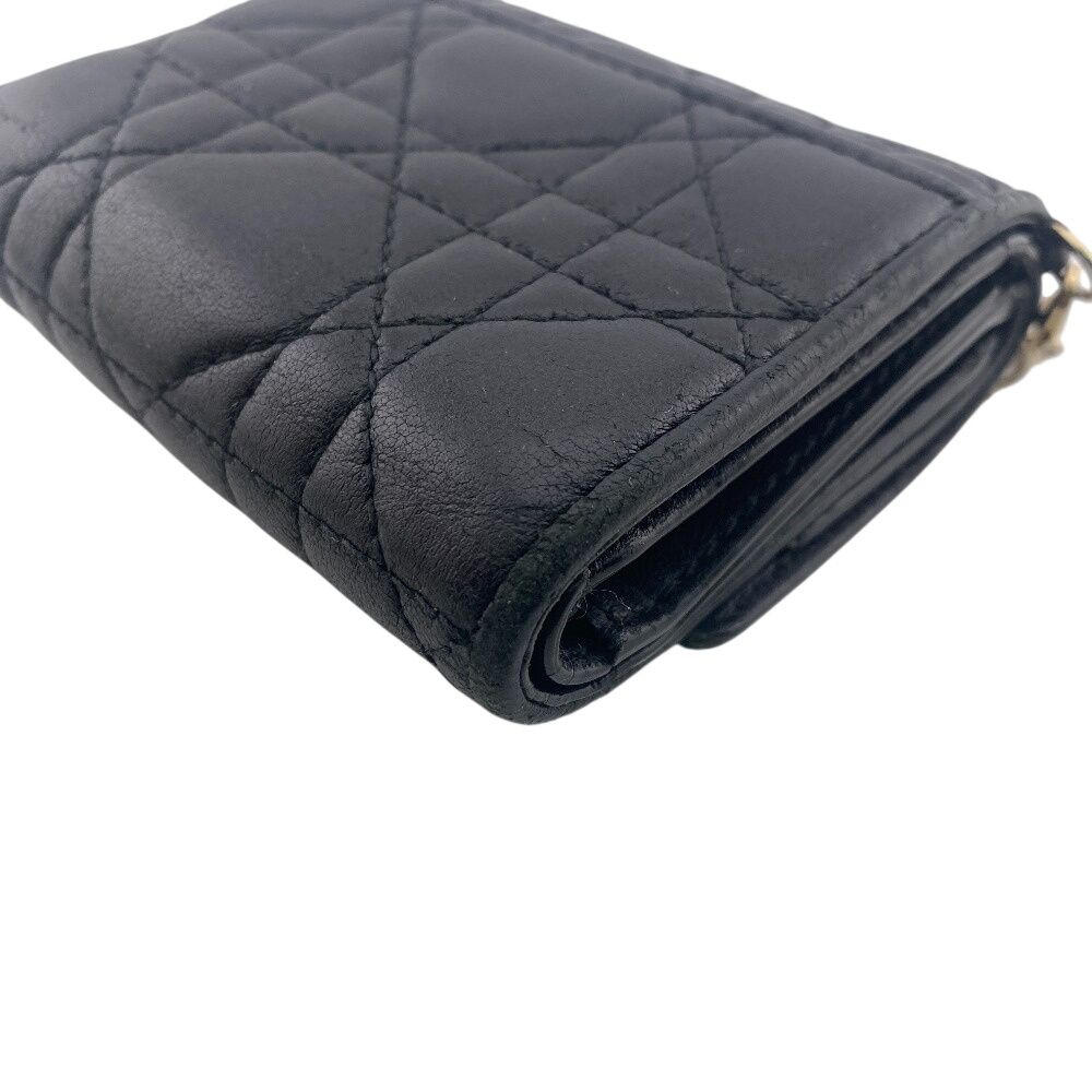 Dior Compact Wallet Lady Trifold Handbag