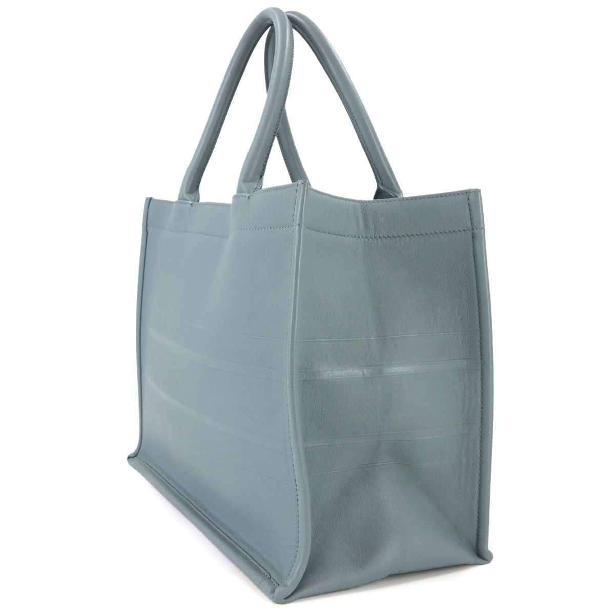 Dior Book Tote Leather Gray