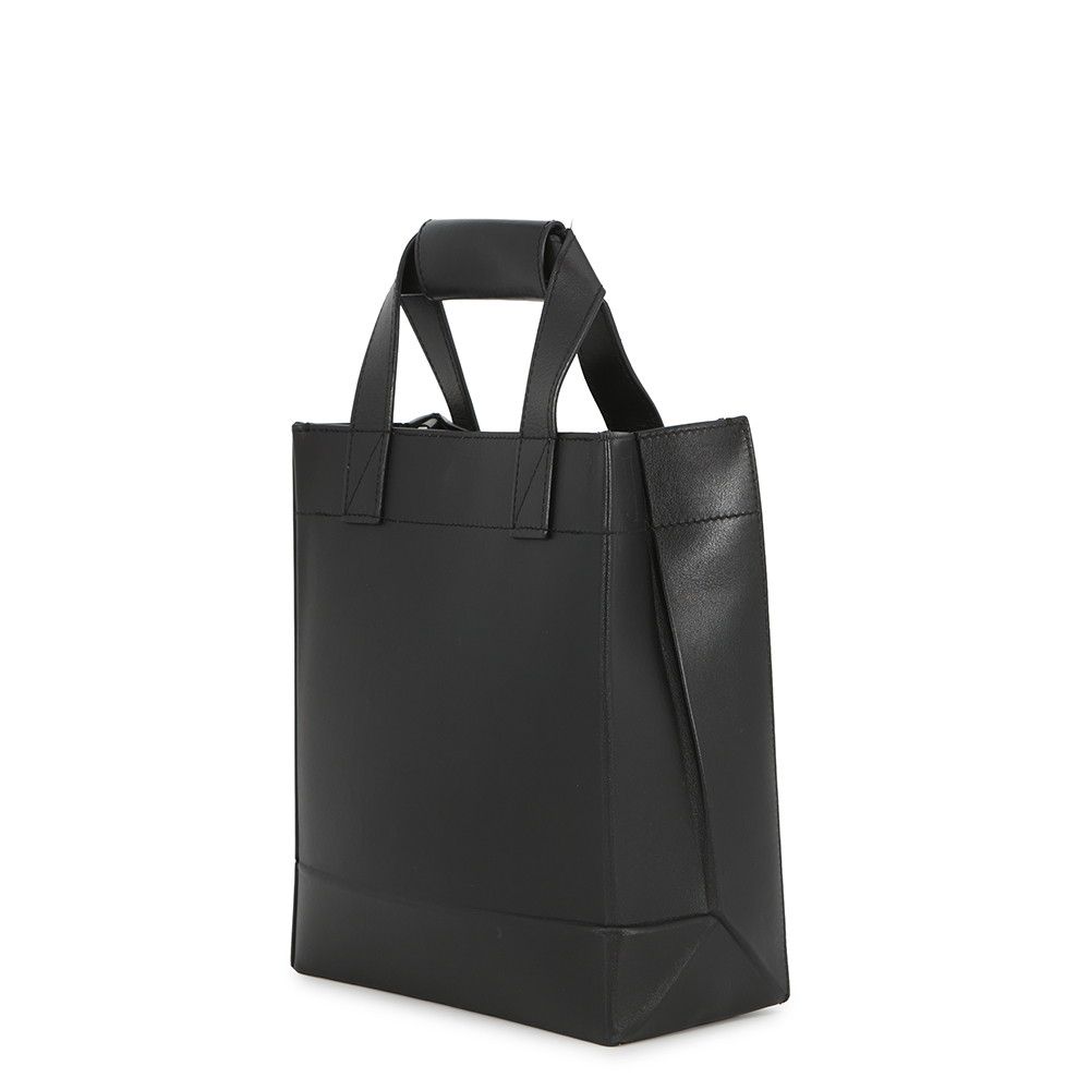 Dior Handbag And Shawn D-Dior Mini Tote Leather Black Stussy Collaboration