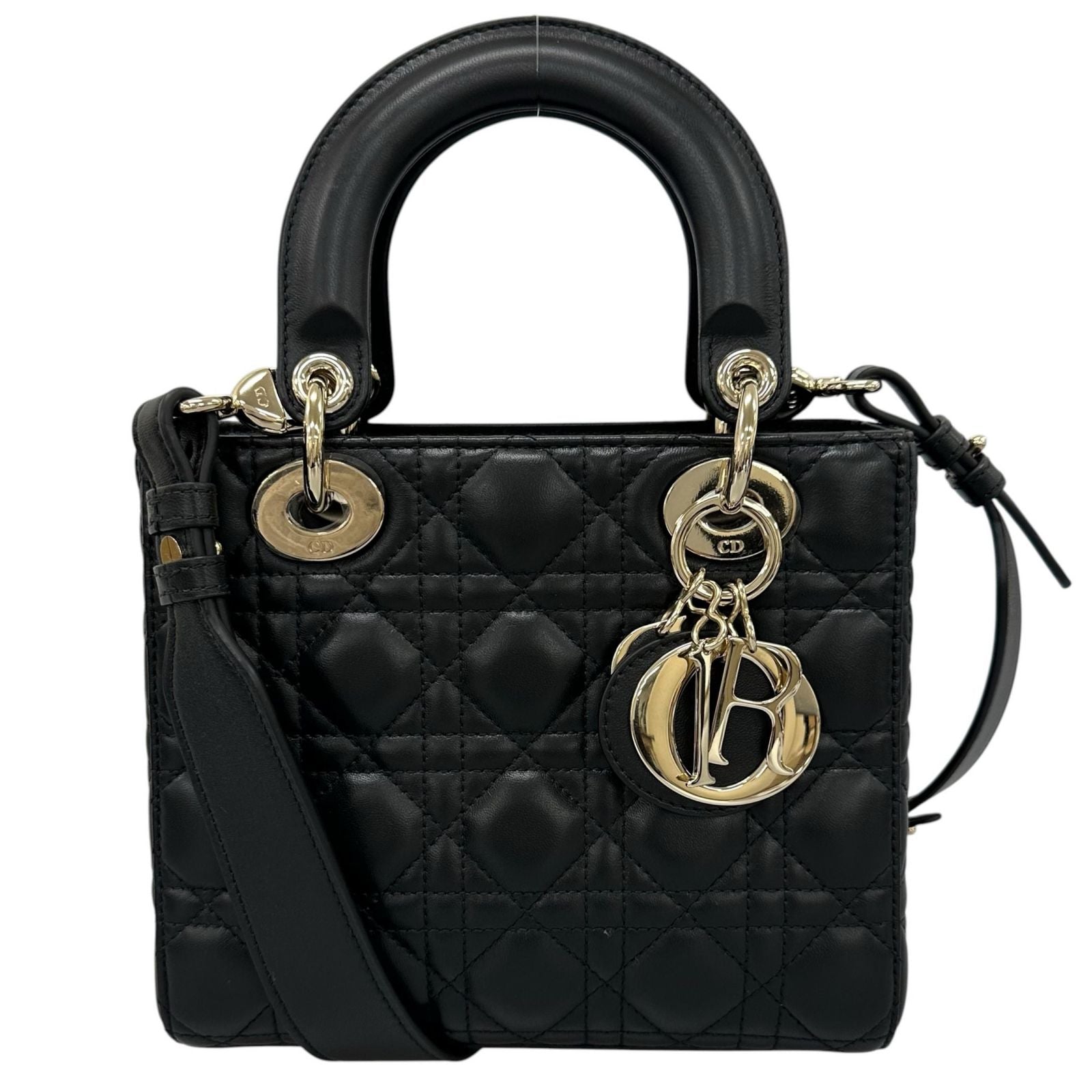 Dior Handbag Lady Black 2-Way