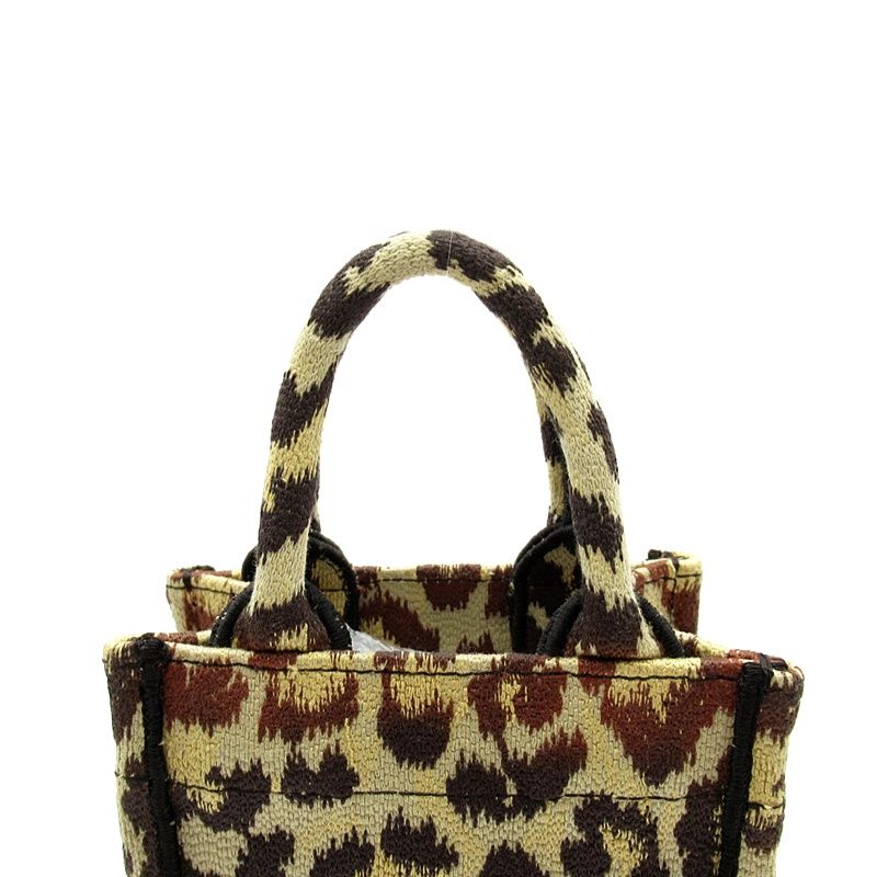Dior Book Tote Mini Phone Canvas Handbag Leopard