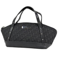 Dior Trotter Pattern Handbag Street Chic Logo Canvas Black