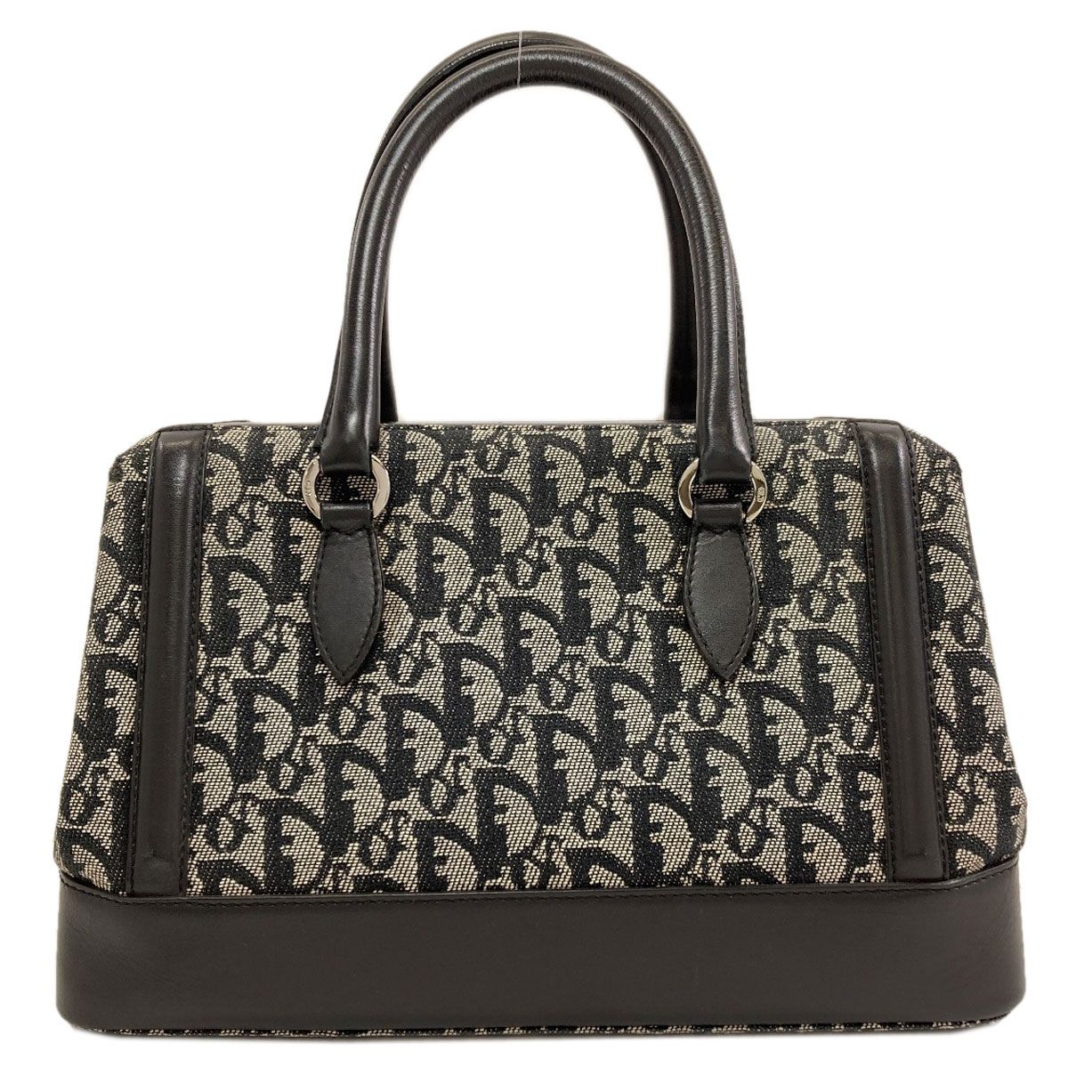 Dior Trotter Pattern Handbag Canvas
