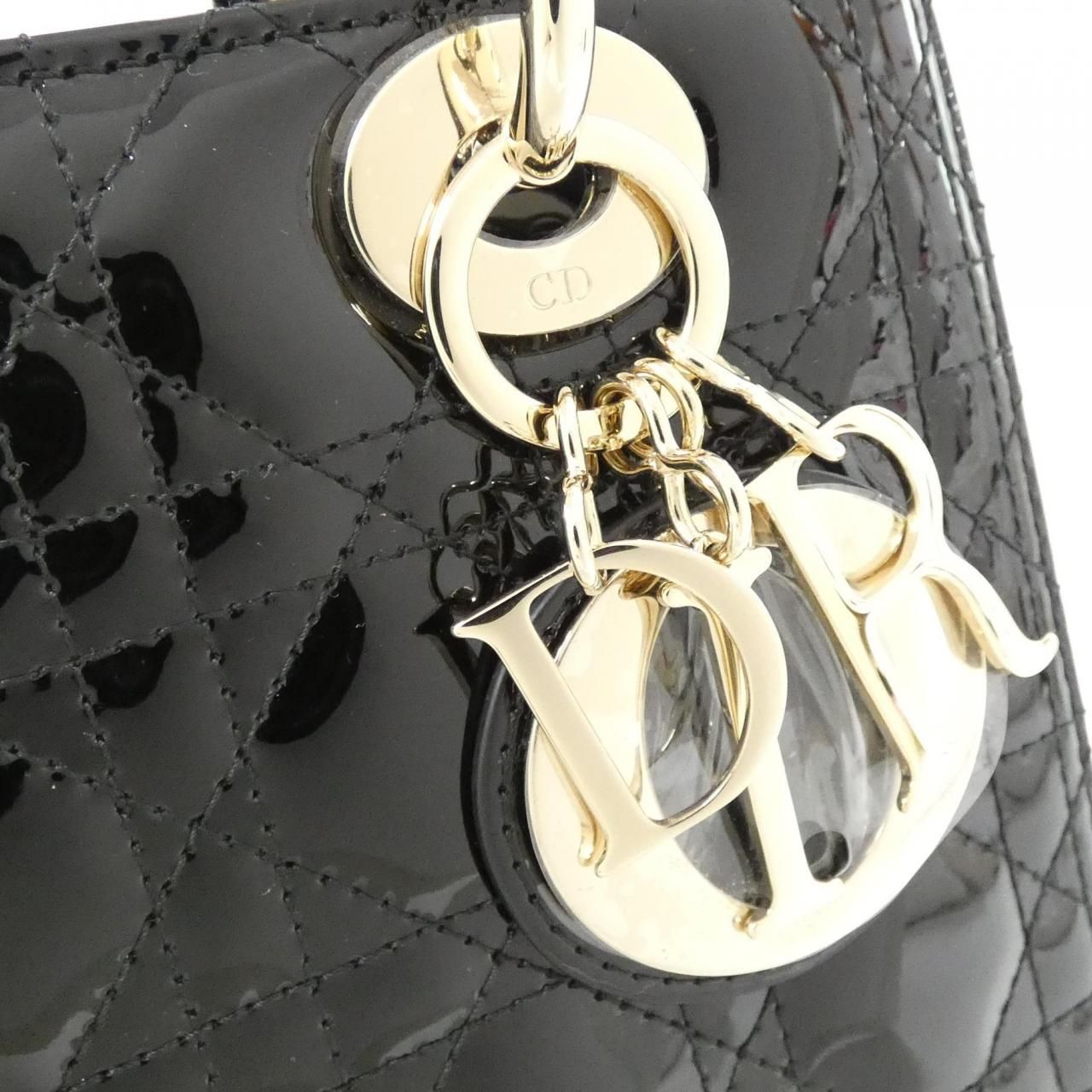 Dior Lady Bag Handbag Black
