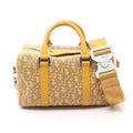 Dior Handbag Rango 26 Oblique 2-Way Yellow Canvas Leather