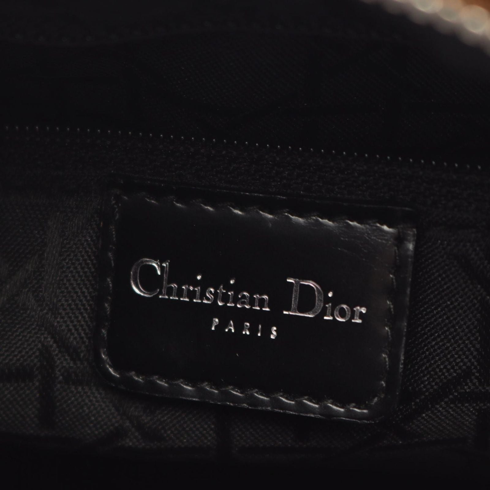 Dior Handbag Lady Dior Leopard 2-Way Brown Black Canvas Lady Dior Tote