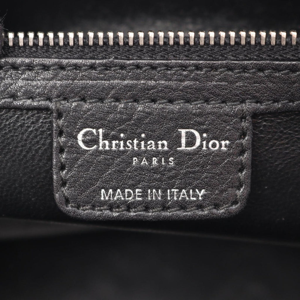 Dior Handbag My Frame Black Leather