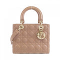 Dior Lady Bag Handbag Beige