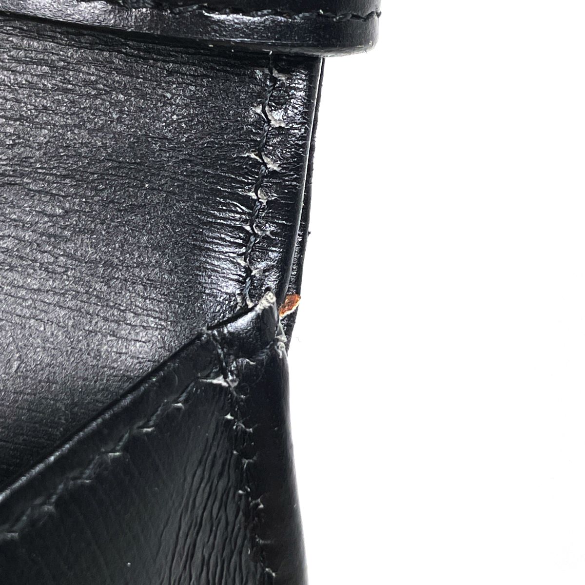 Dior Logo Handbag 2-Way Leather Black