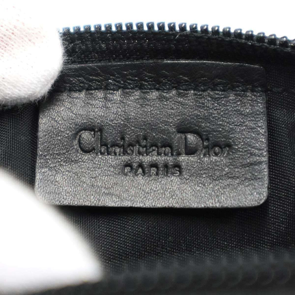 Dior Trotter Canvas Mini Handbag Pouch Black
