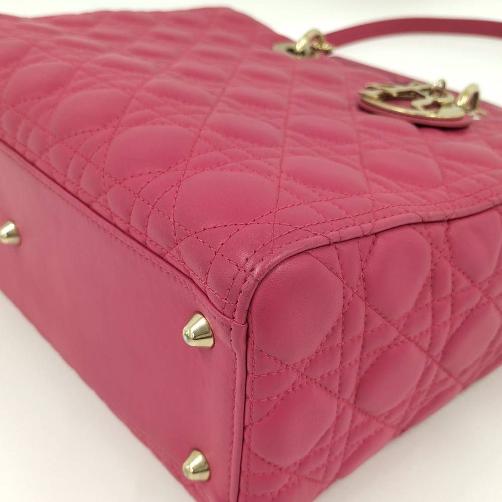 Dior Lady Dior Large Cannage 2-Way Handbag
