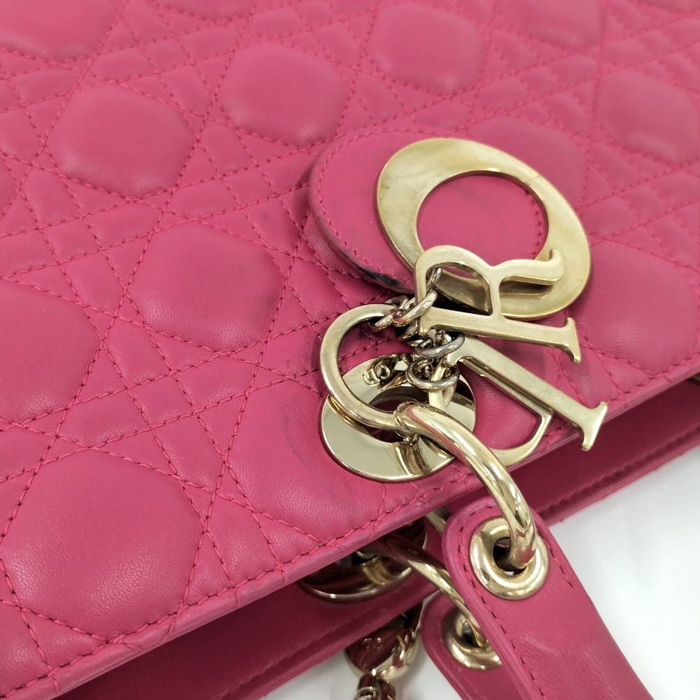 Dior Lady Dior Large Cannage 2-Way Handbag