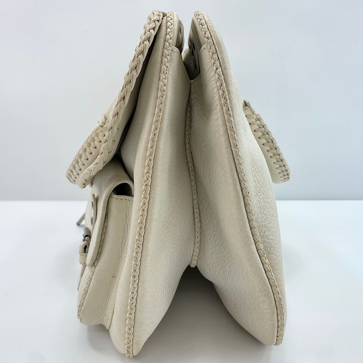 Dior Handbag Gaucho White