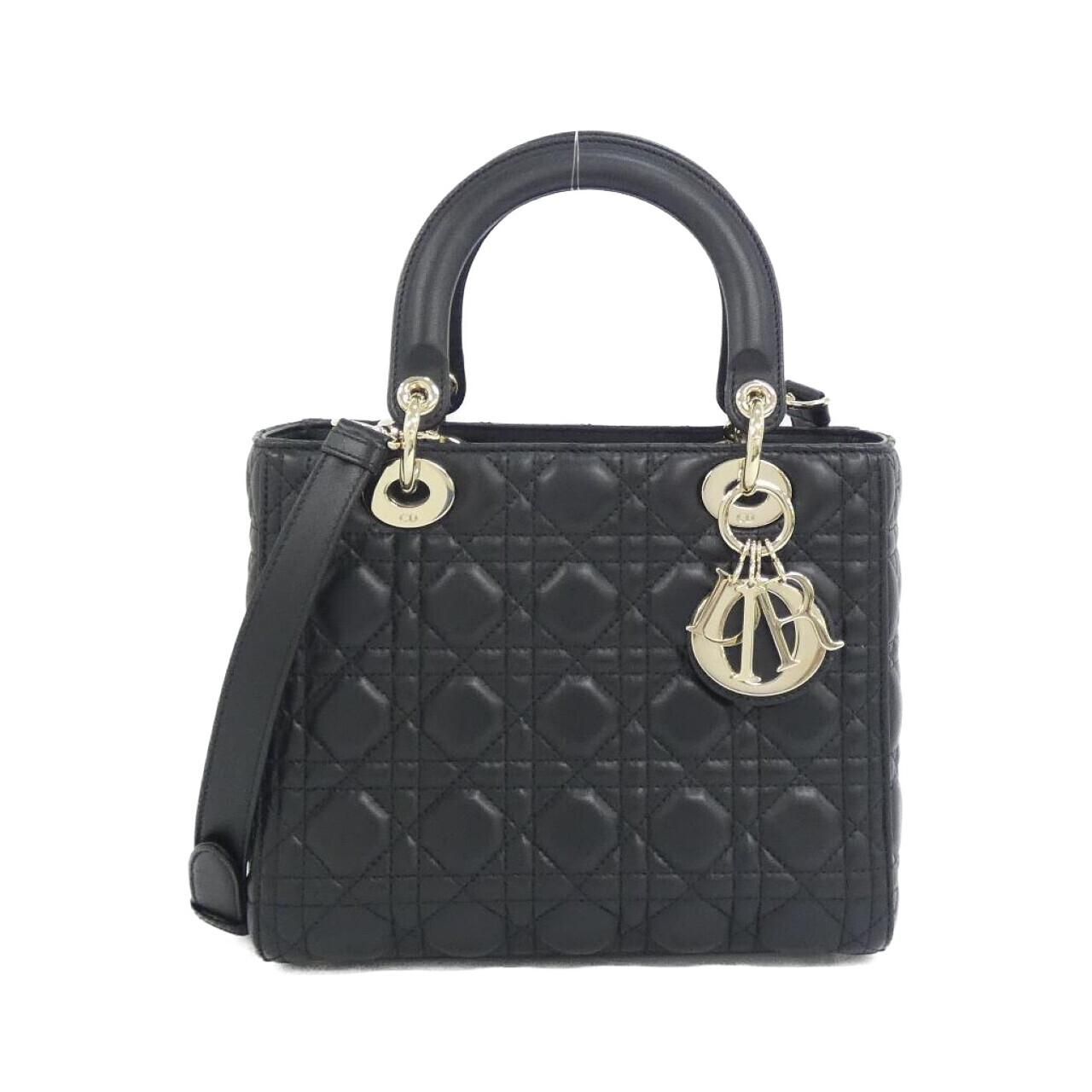 Dior Lady Bag Handbag Black