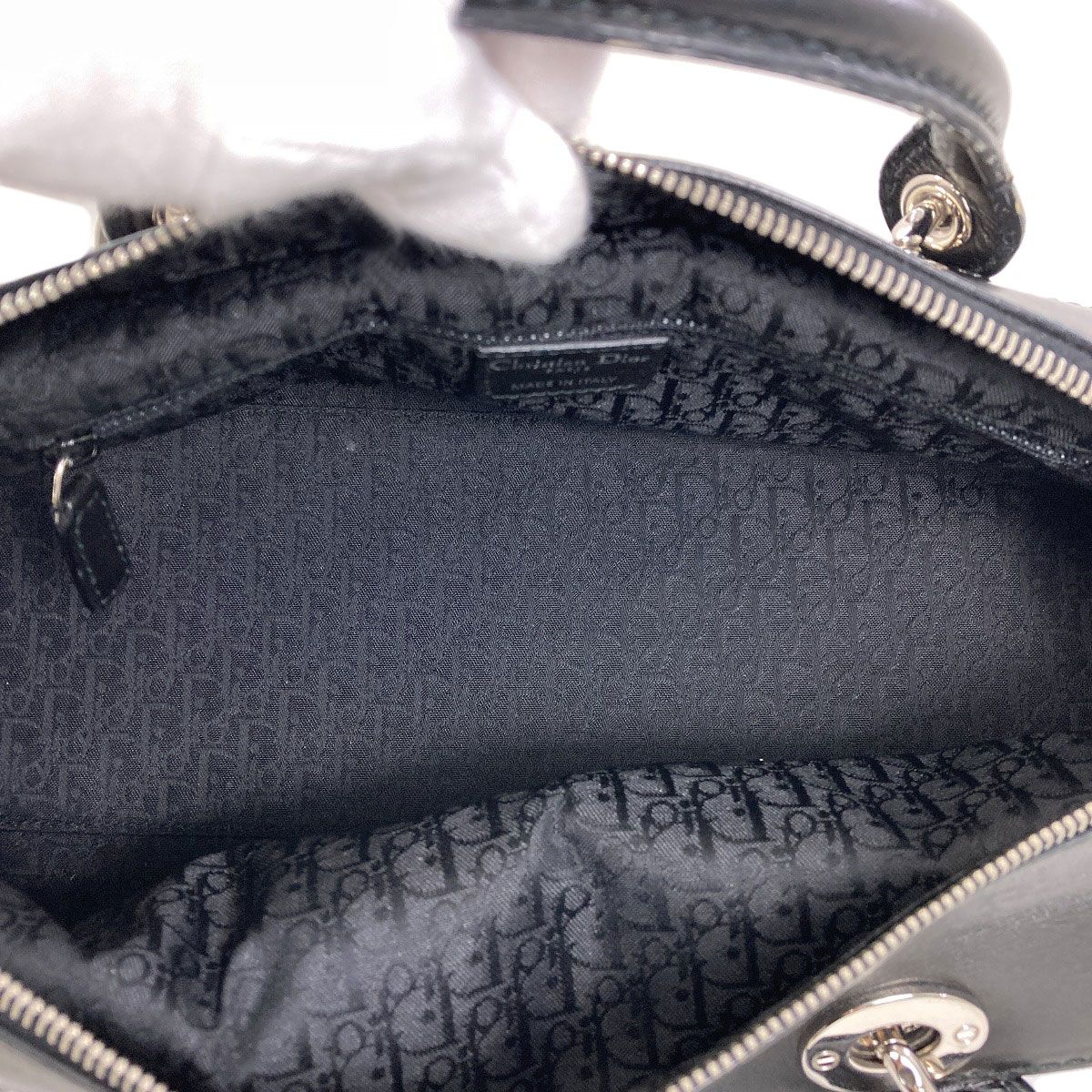 Dior Cannage Handbag Lambskin
