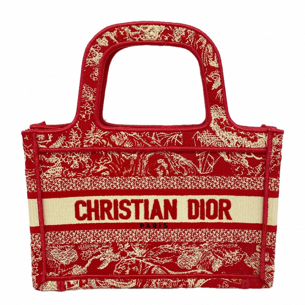 Dior Handbag Book Tote Mini Canvas Pink