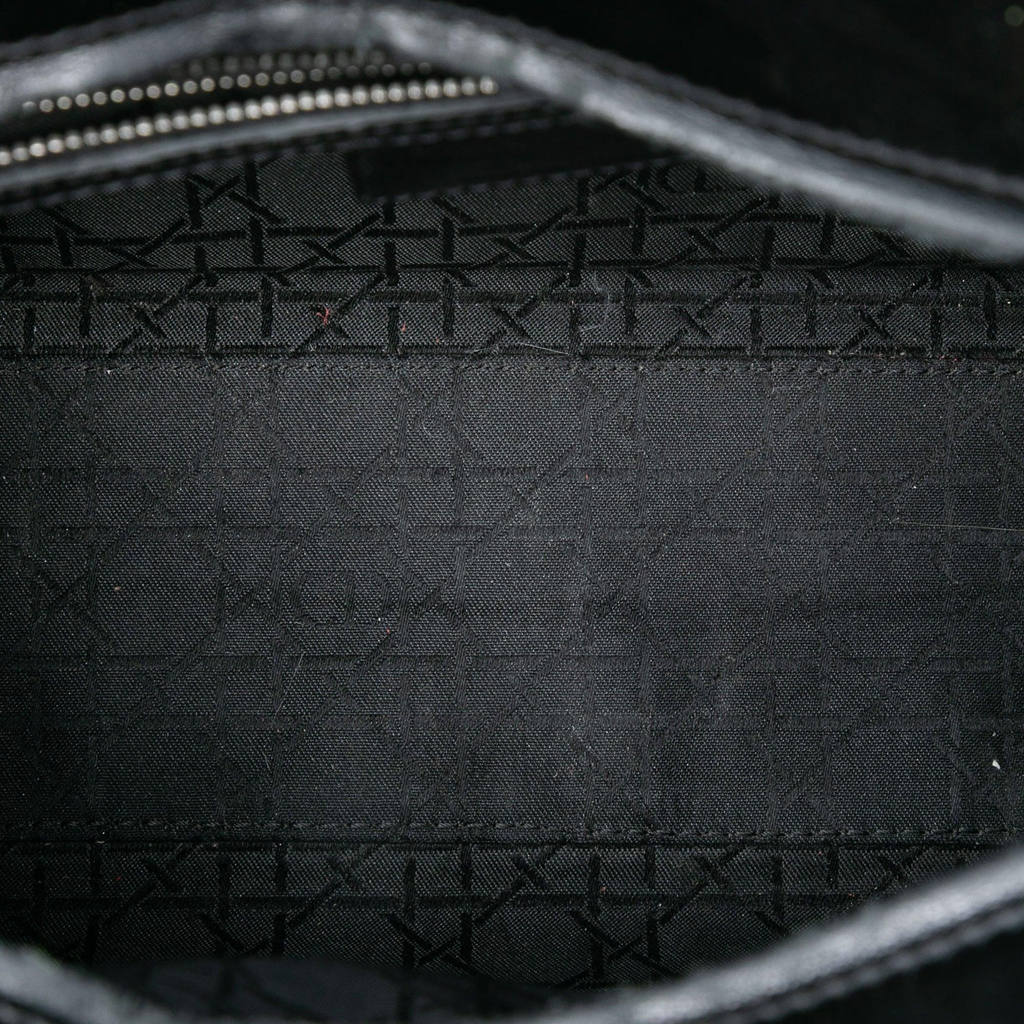Dior Lady Dior Cannage Black Handbag Style 2