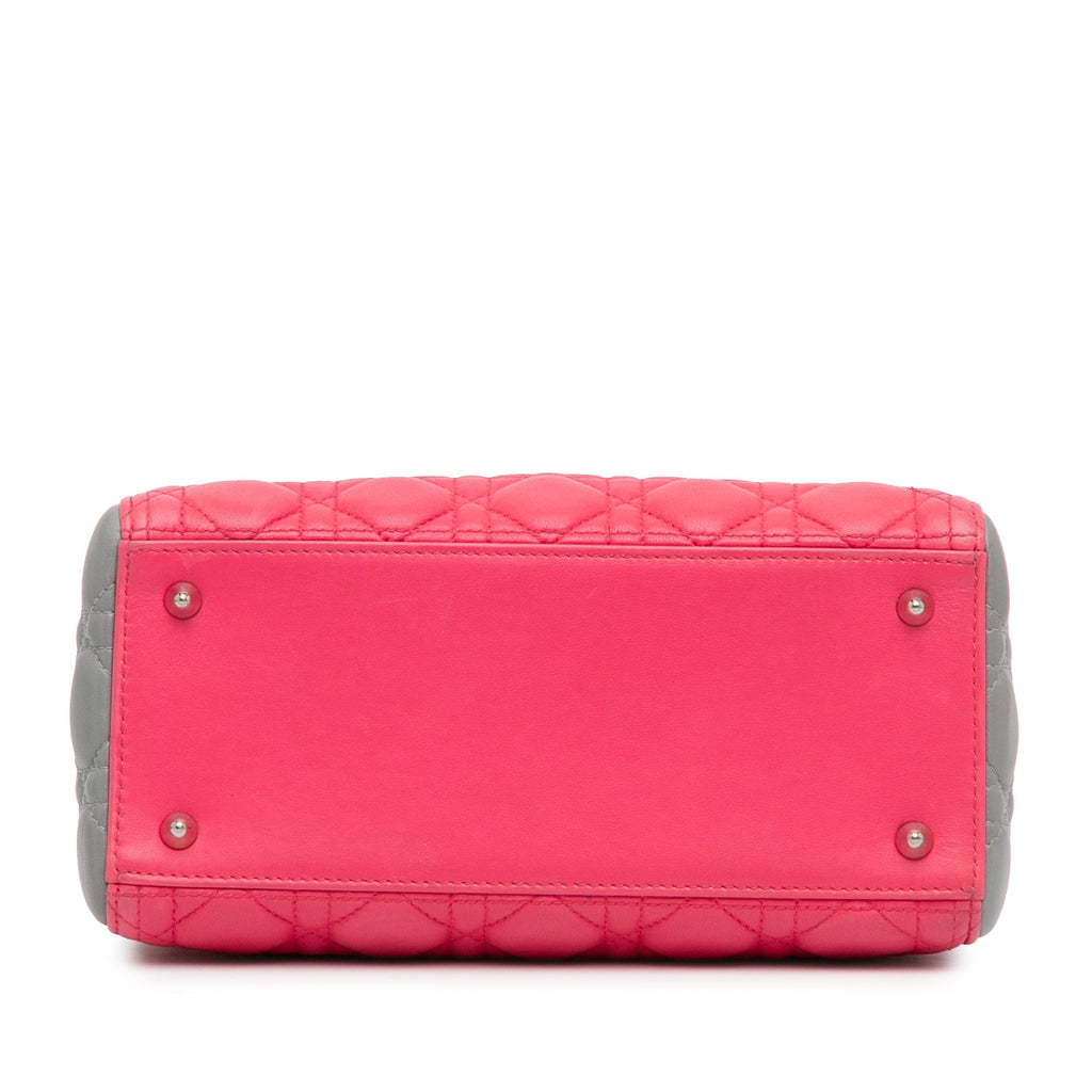 Dior Lady Dior Cannage Pink Handbag Style 2
