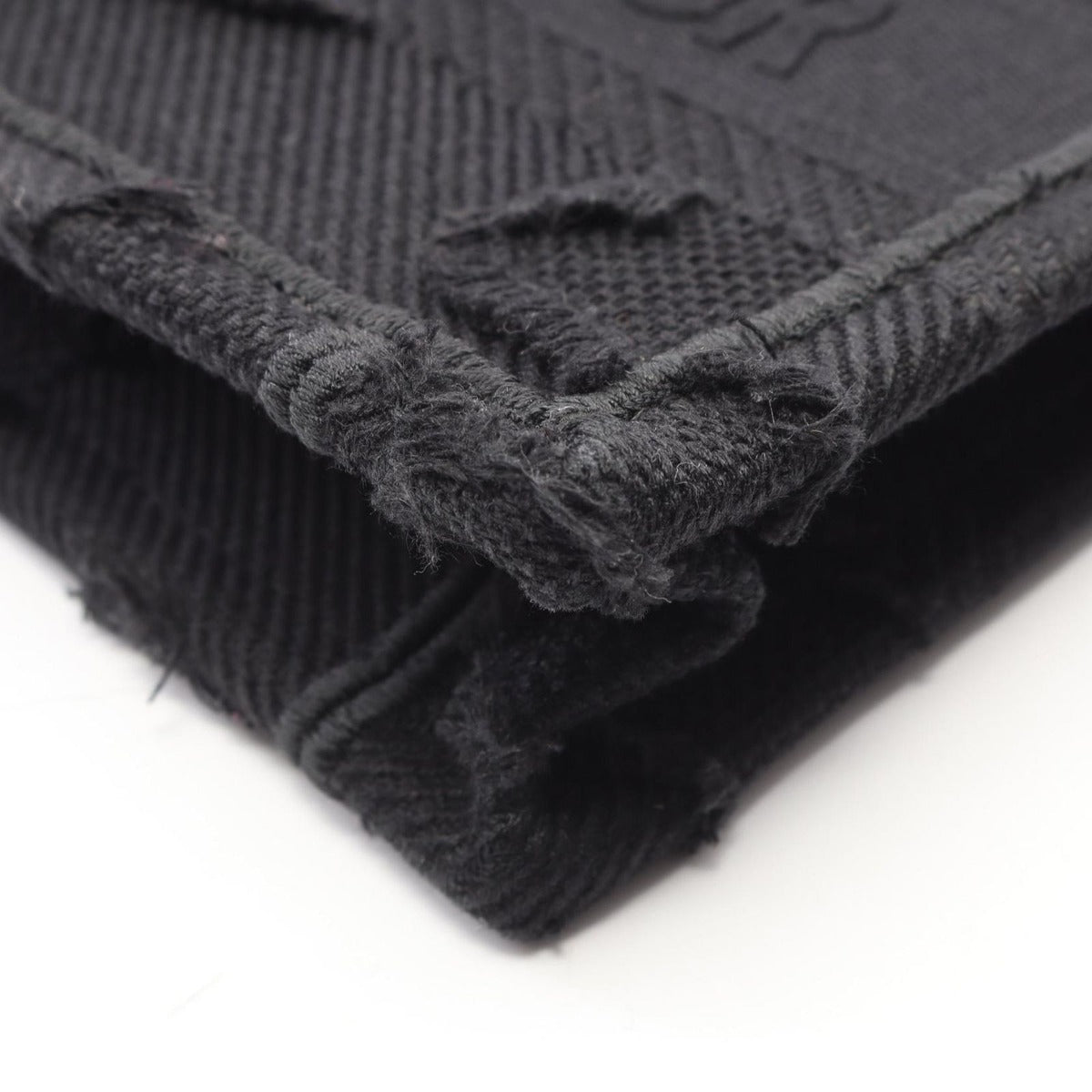 Dior Handbag Book Tote Mini Black Canvas