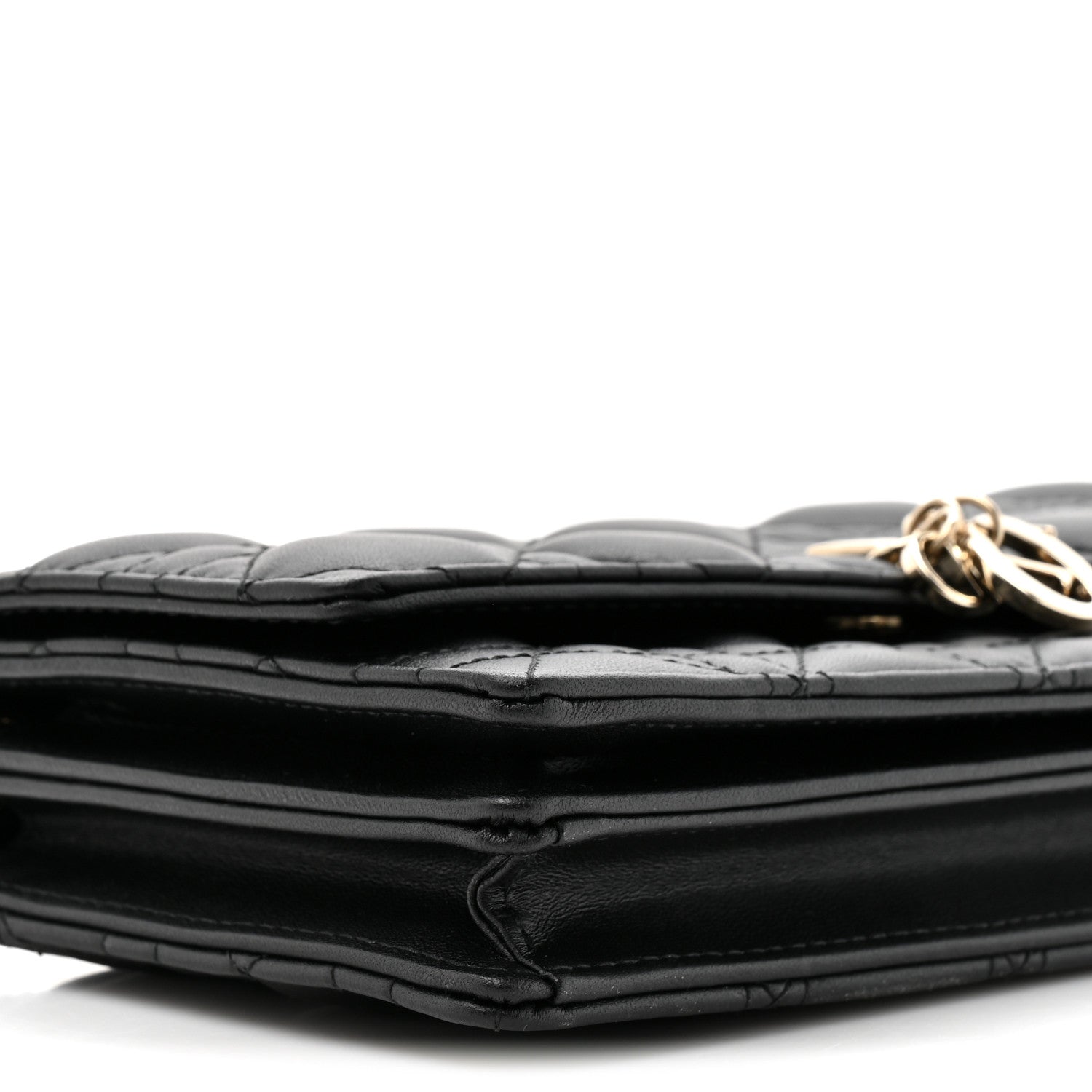 Lambskin Cannage Mini My Dior Bag Black