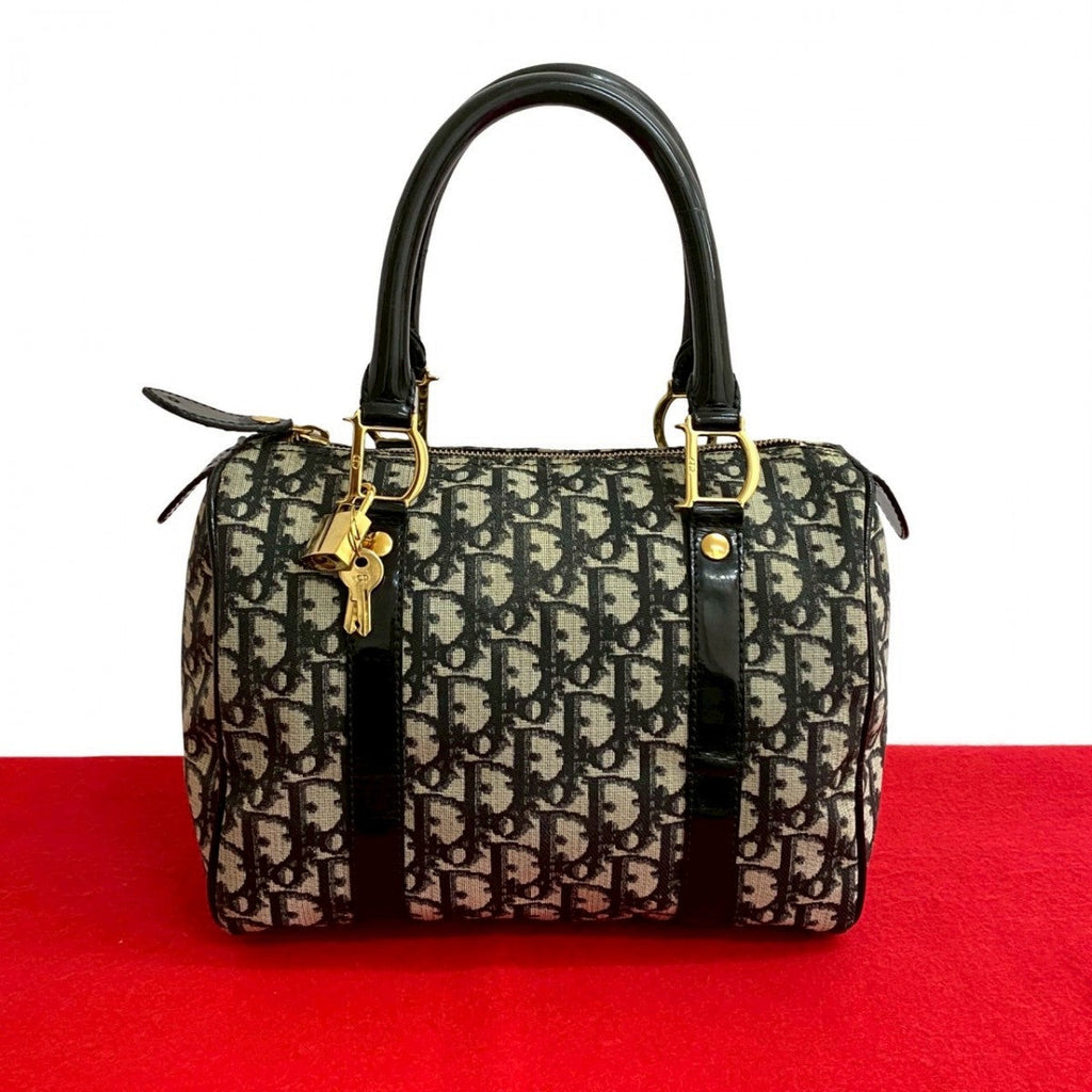 Dior Handbag Patent leather black