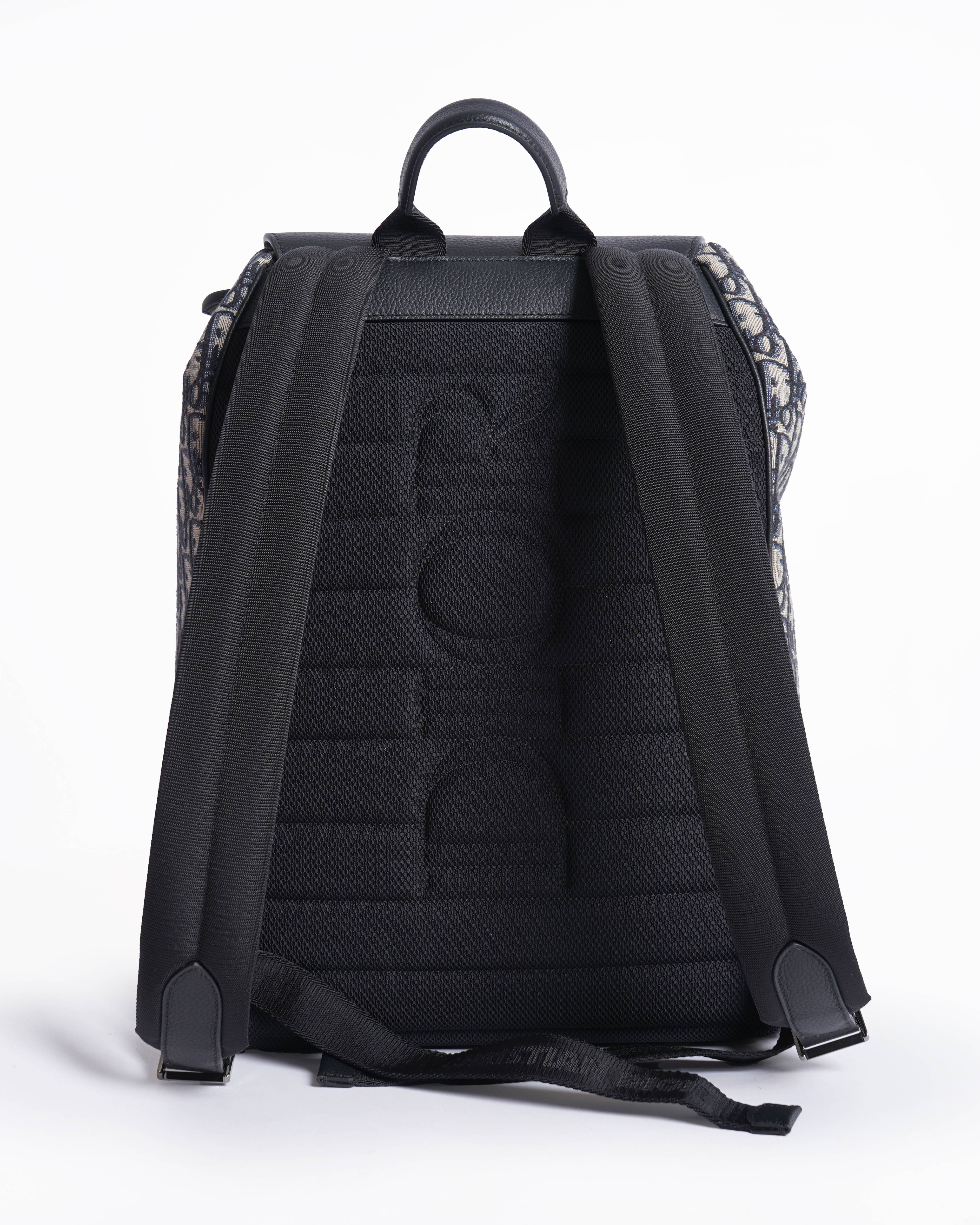 New Christian Dior Saddle Backpack With Flap