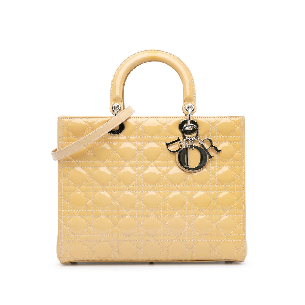 Dior Lady Dior Leather Handbag