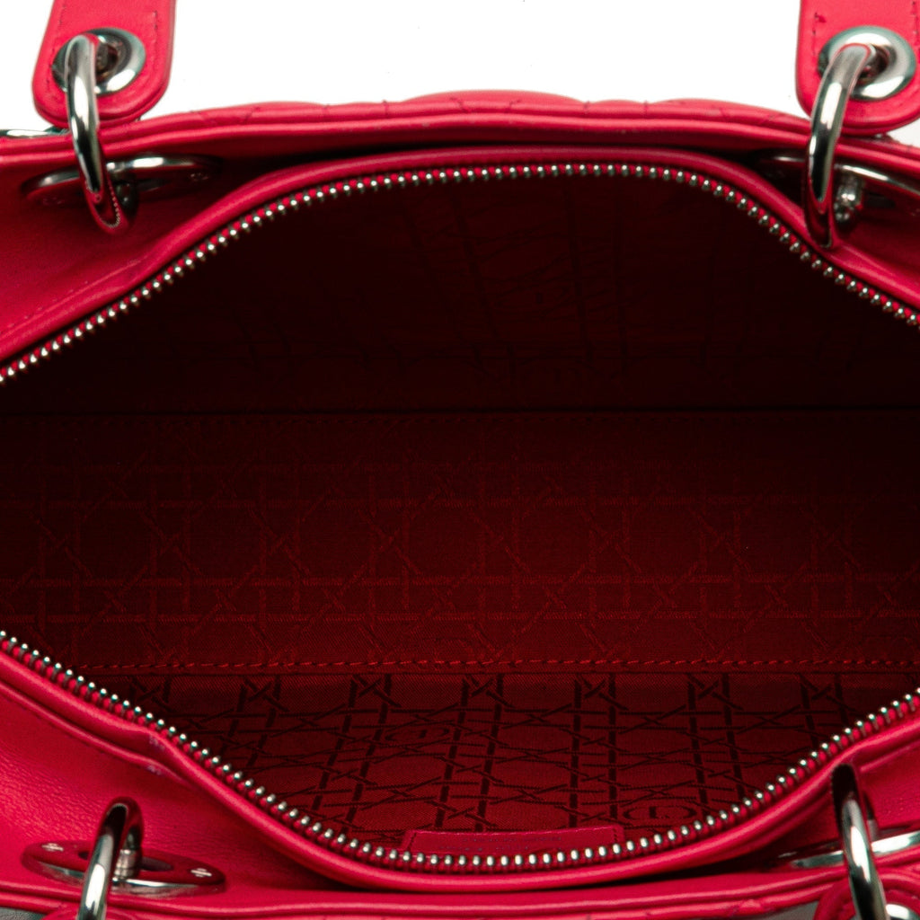 Dior Lady Dior Cannage Pink Handbag Cannage
