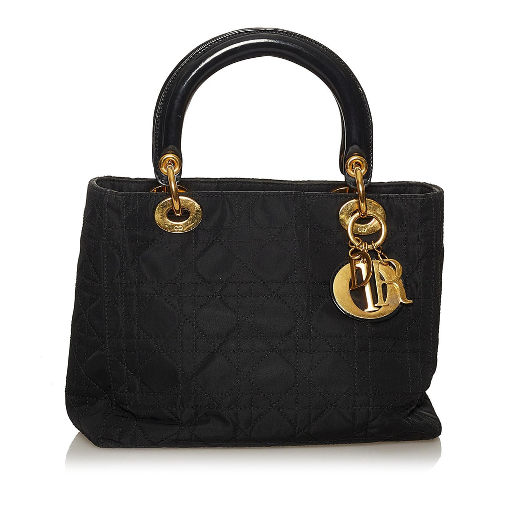 Dior Cannage Dior Nylon Handbag (SHG-28838)