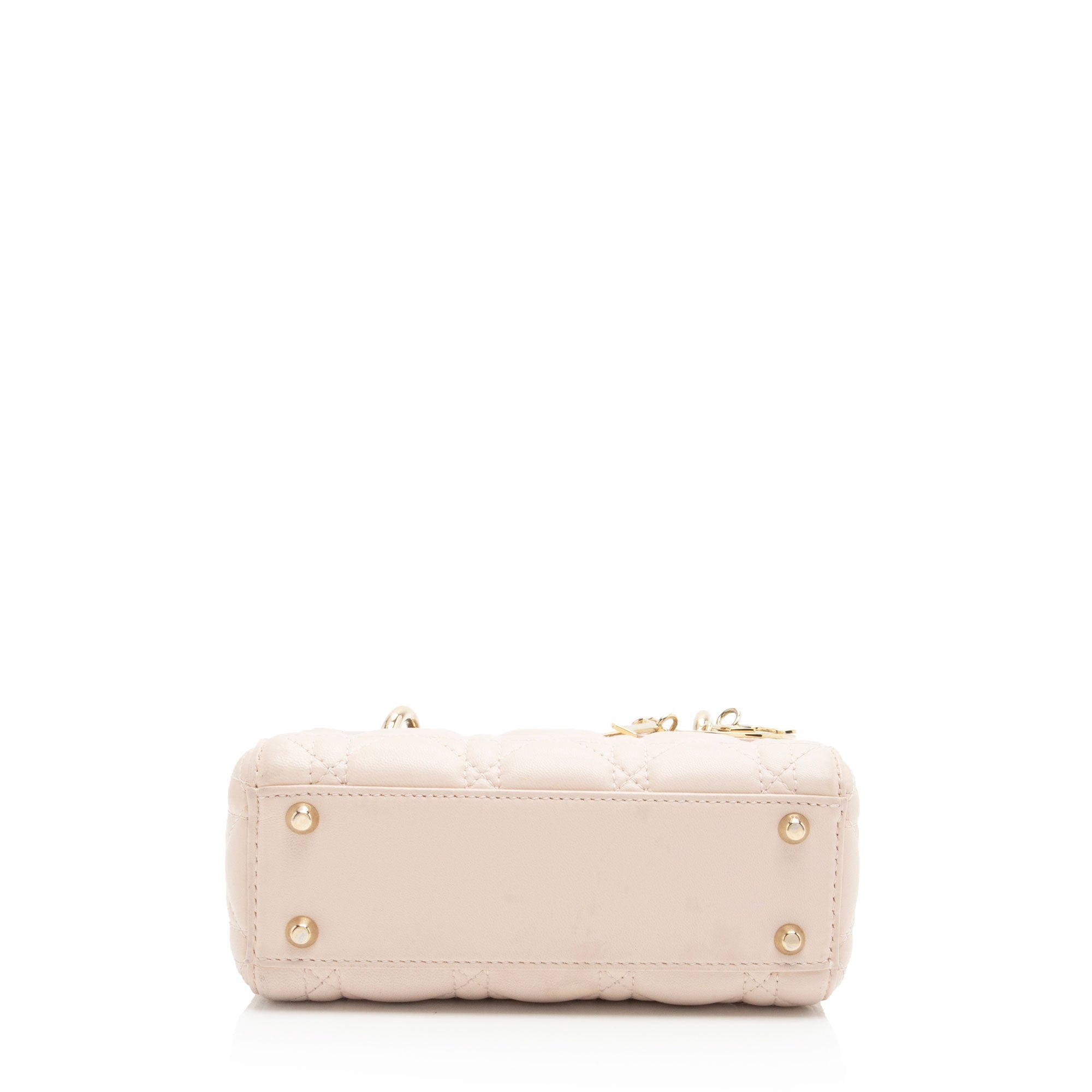 Dior Lambskin Dior Mini Tote (SHF-TFr3Vt)