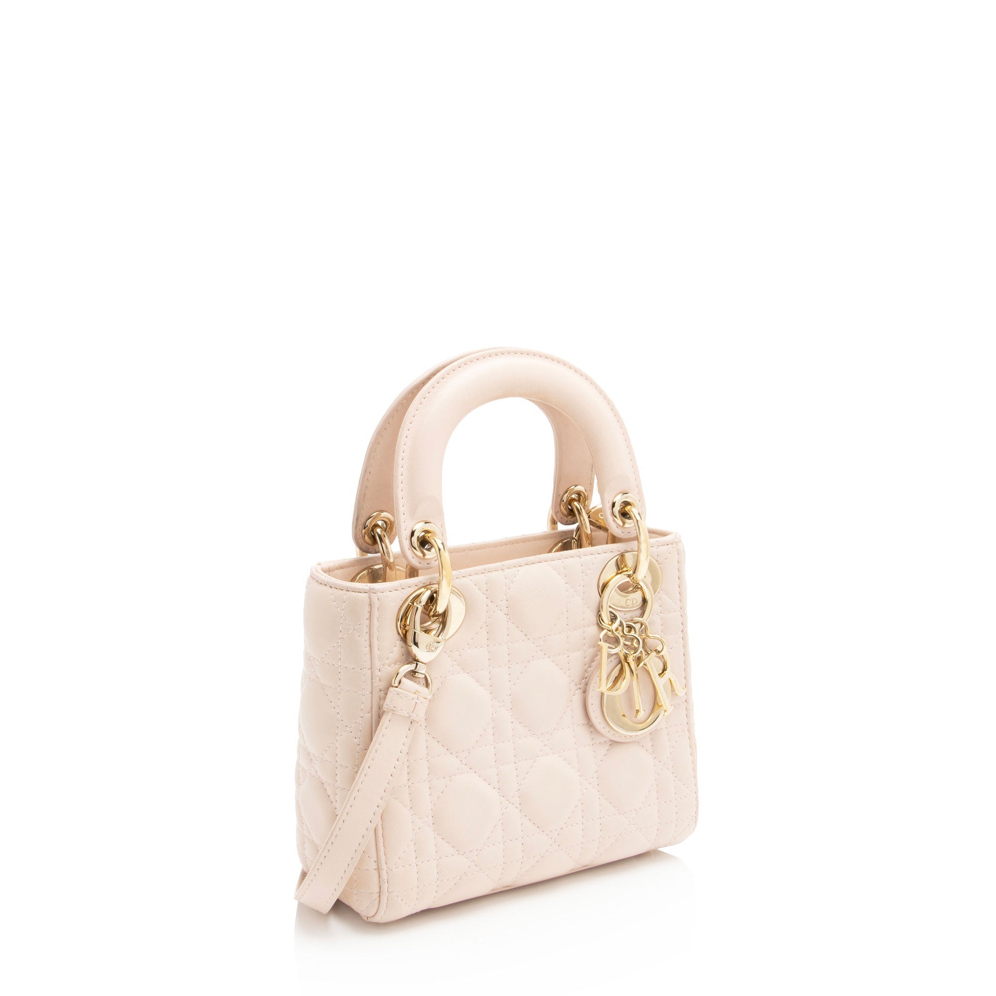 Dior Lambskin Dior Mini Tote (SHF-TFr3Vt)