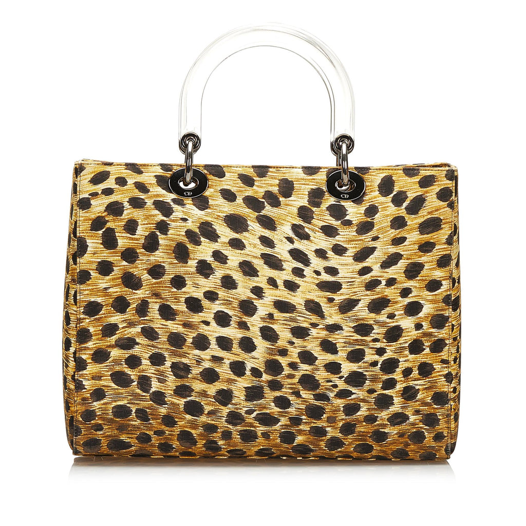 Dior Lady Dior Mini Canvas Handbag