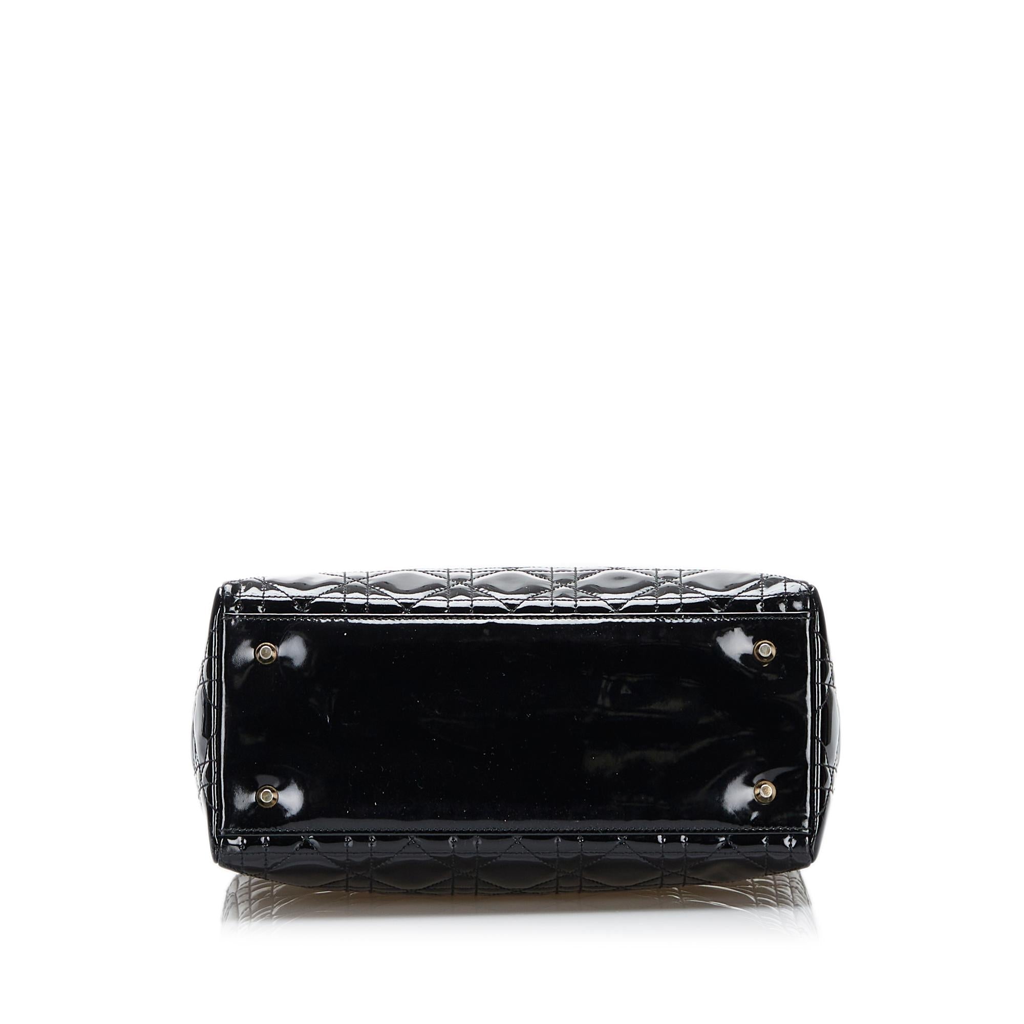Dior Lady Dior Leather Mini Handbag