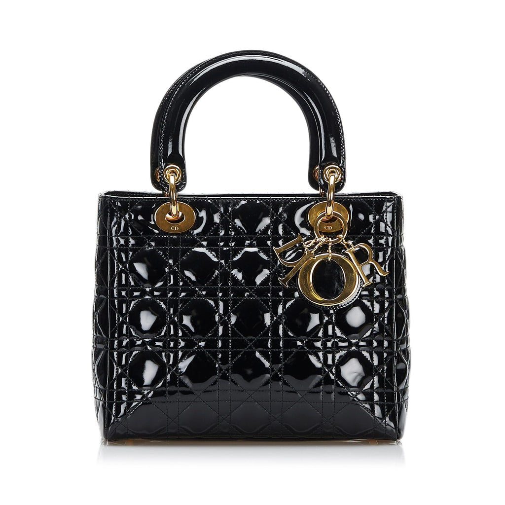 Dior Lady Dior Leather Mini Handbag