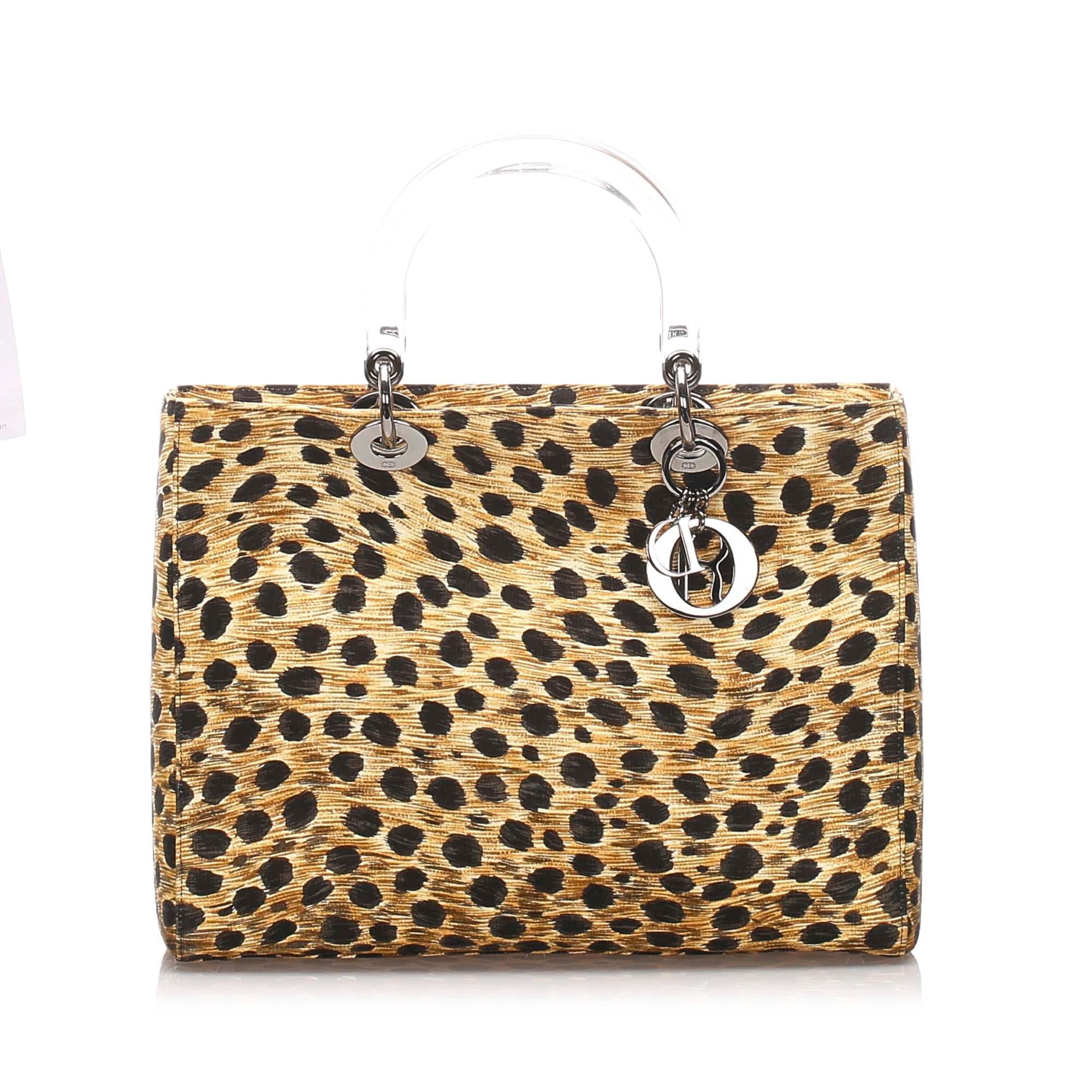 Dior Canvas Medium Dior Satchel (SHG-27769)
