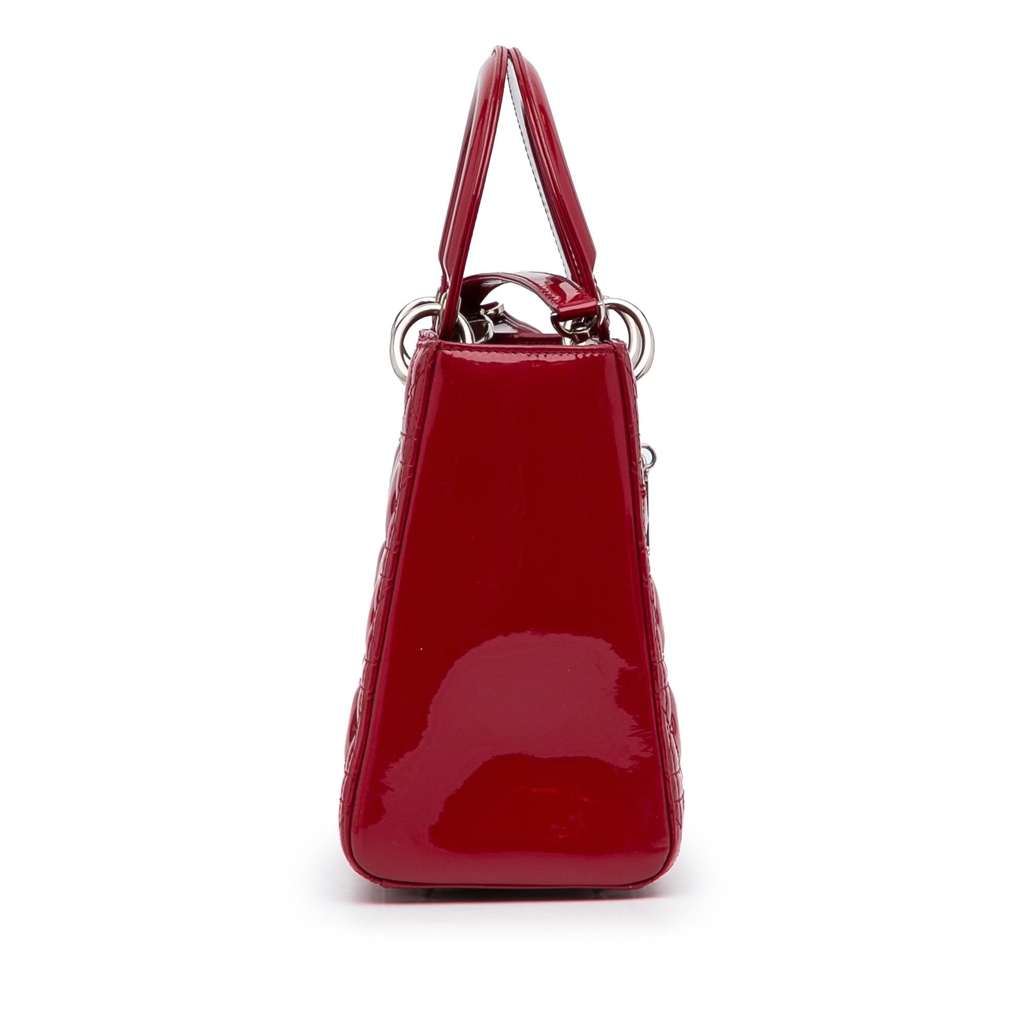 Dior Lady Dior Leather Mini Handbag