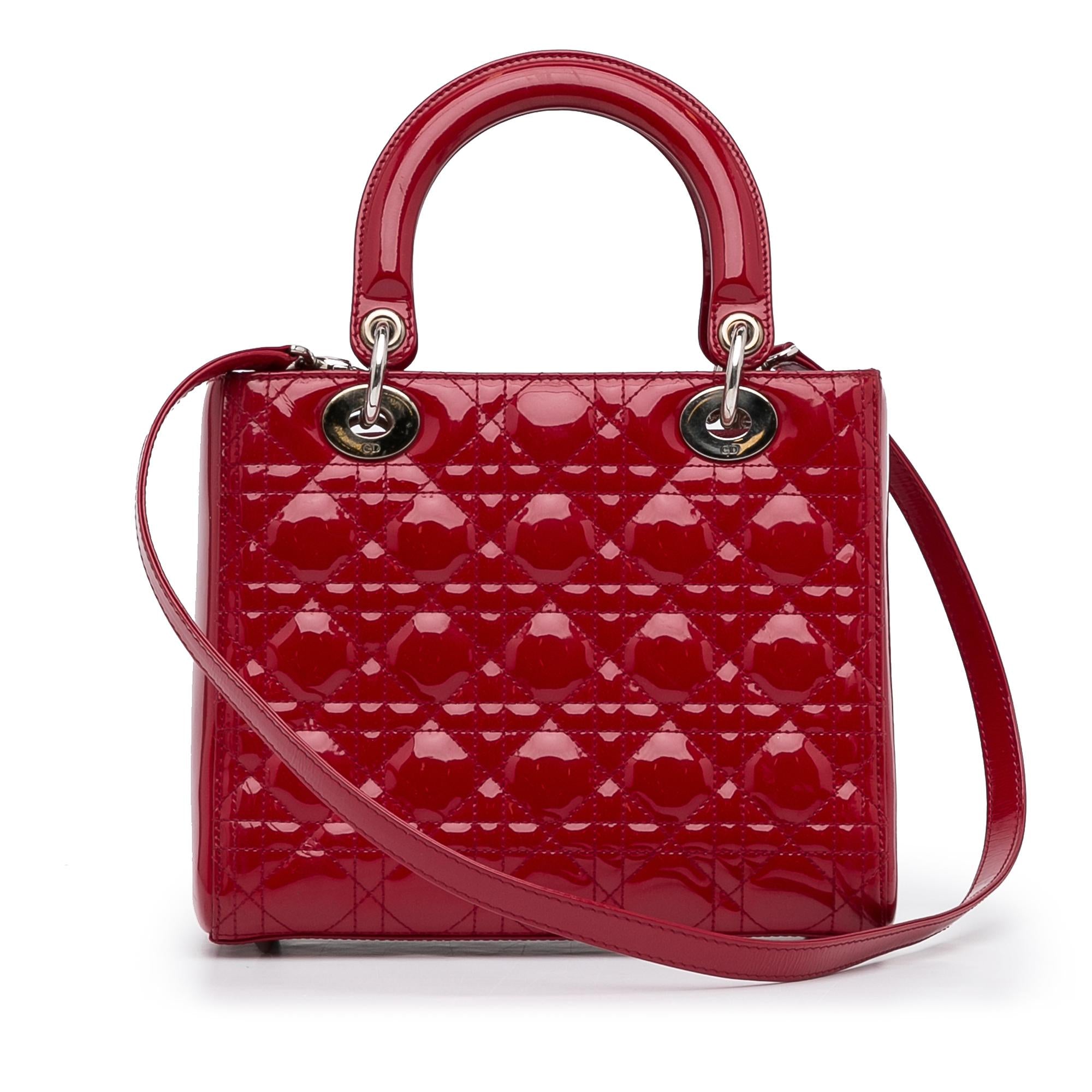 Dior Lady Dior Leather Mini Handbag