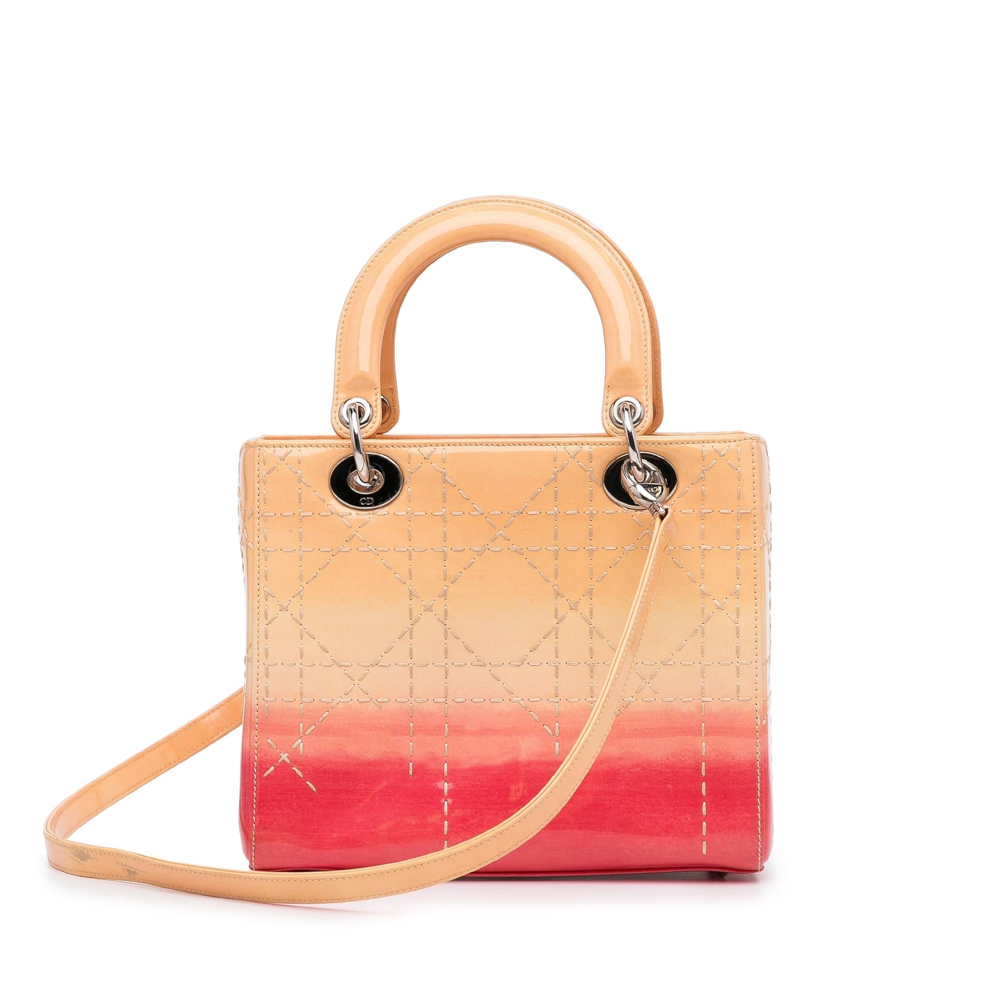 Dior Lady Dior Leather Mini Handbag