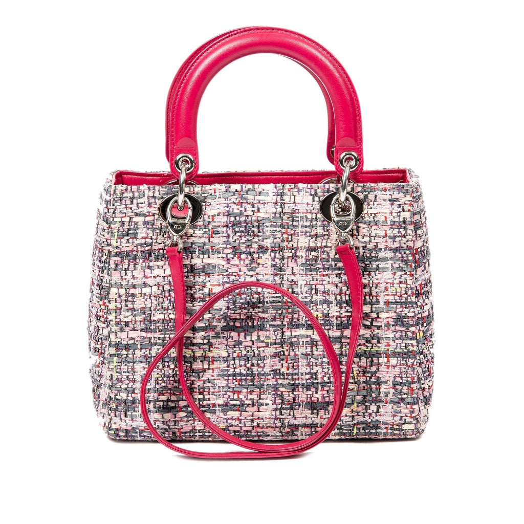 Dior Medium Tweed Dior Satchel (SHG-8yJnUk)