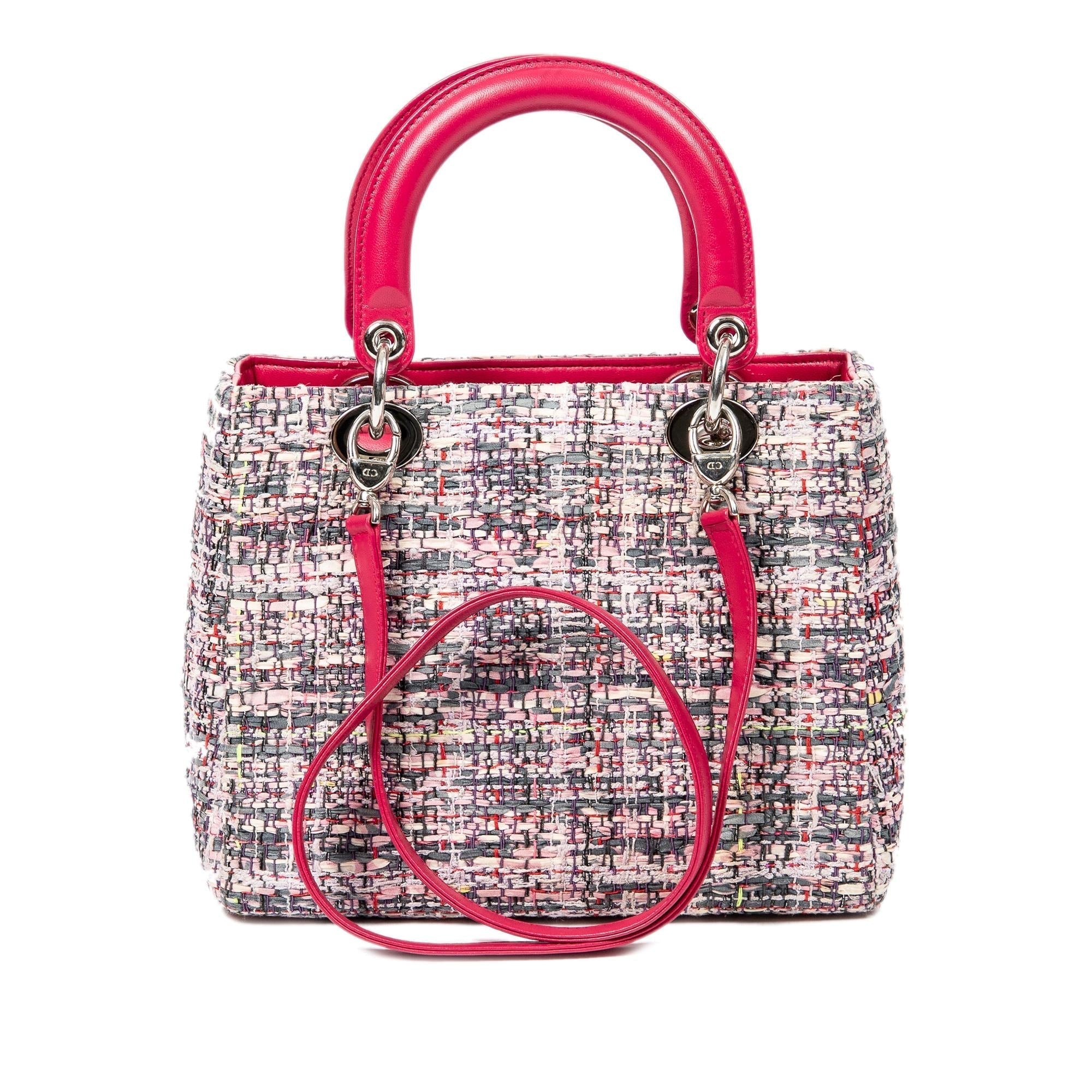 Dior Medium Tweed Dior Satchel (SHG-8yJnUk)