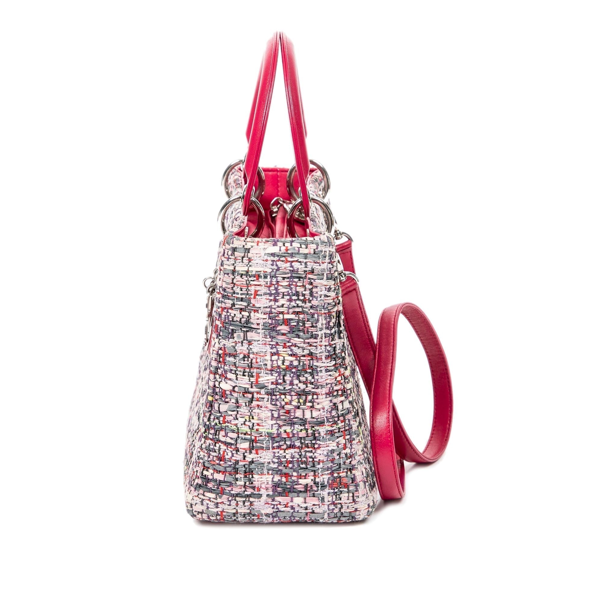 Dior Medium Tweed Dior Satchel (SHG-8yJnUk)