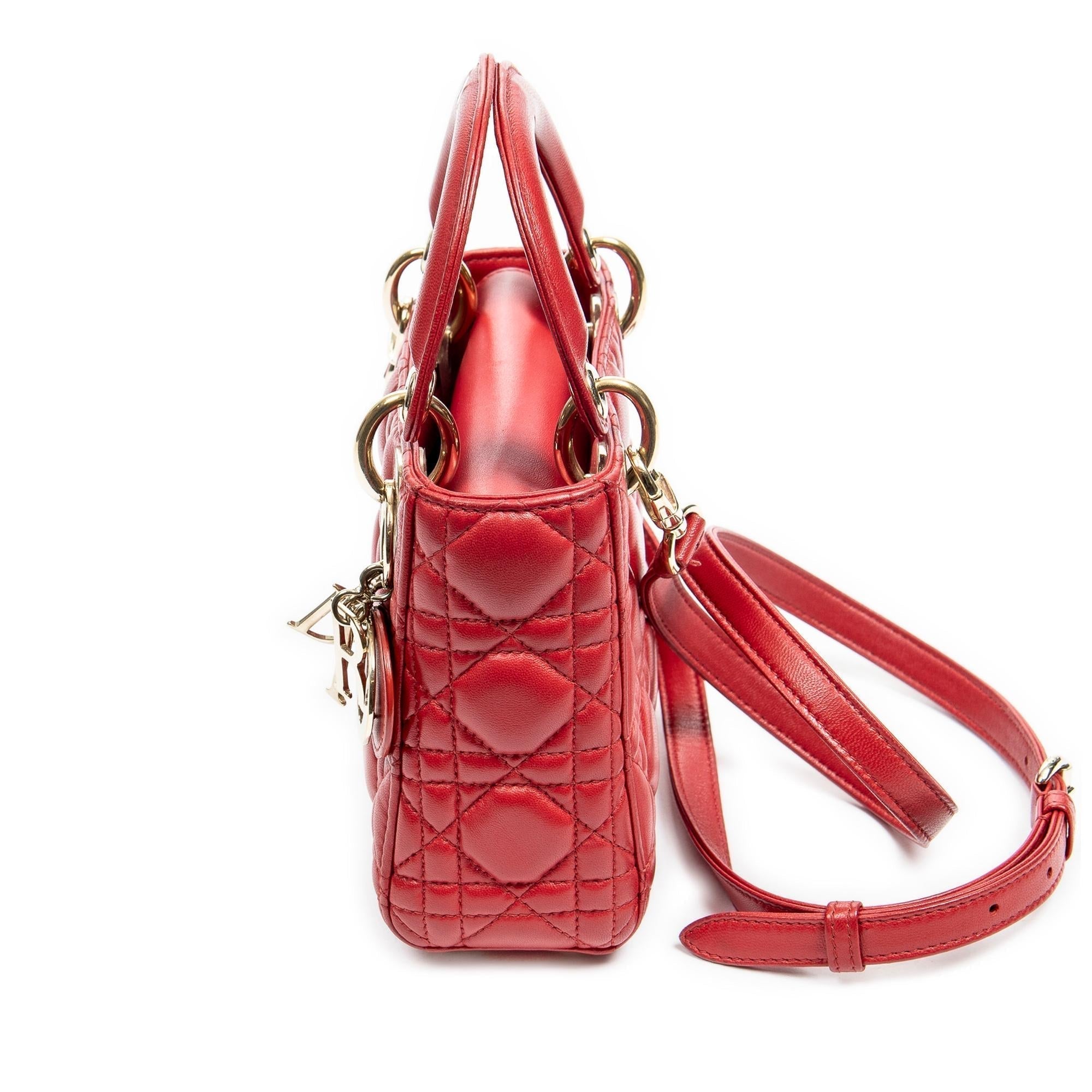 Dior Lady Dior Mini Handbag